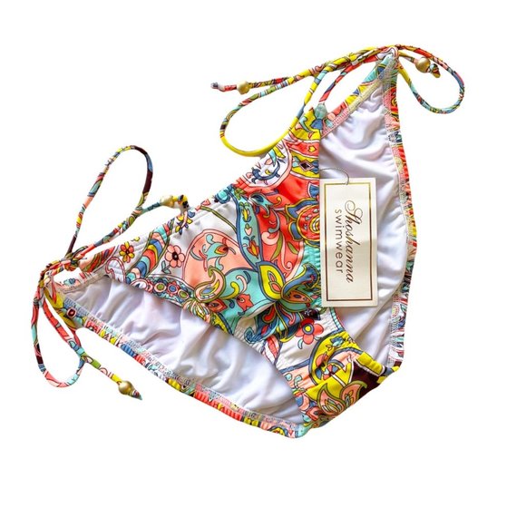 Shoshanna Multicolor Paisley Bikini Bottom - Picture 2 of 5